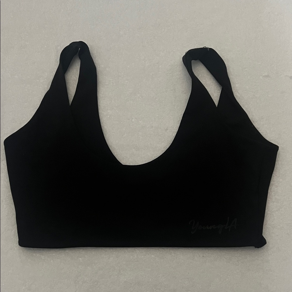 YoungLA Black Sports Bra